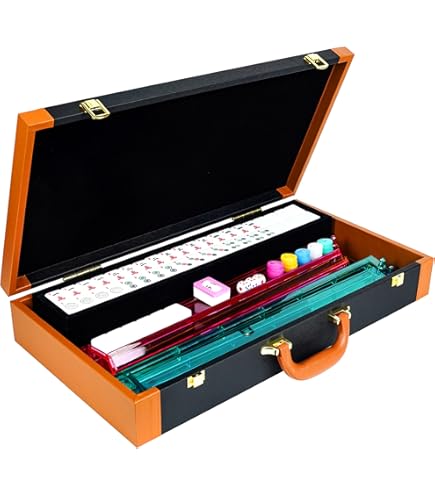 Amazon.com: USA MJ TABLE .COM Complete American Mahjong Set, 166